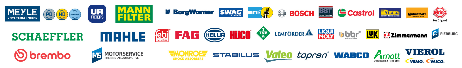 Repco Trade Euro Supplier logos Repco Trade Euro Supplier logos