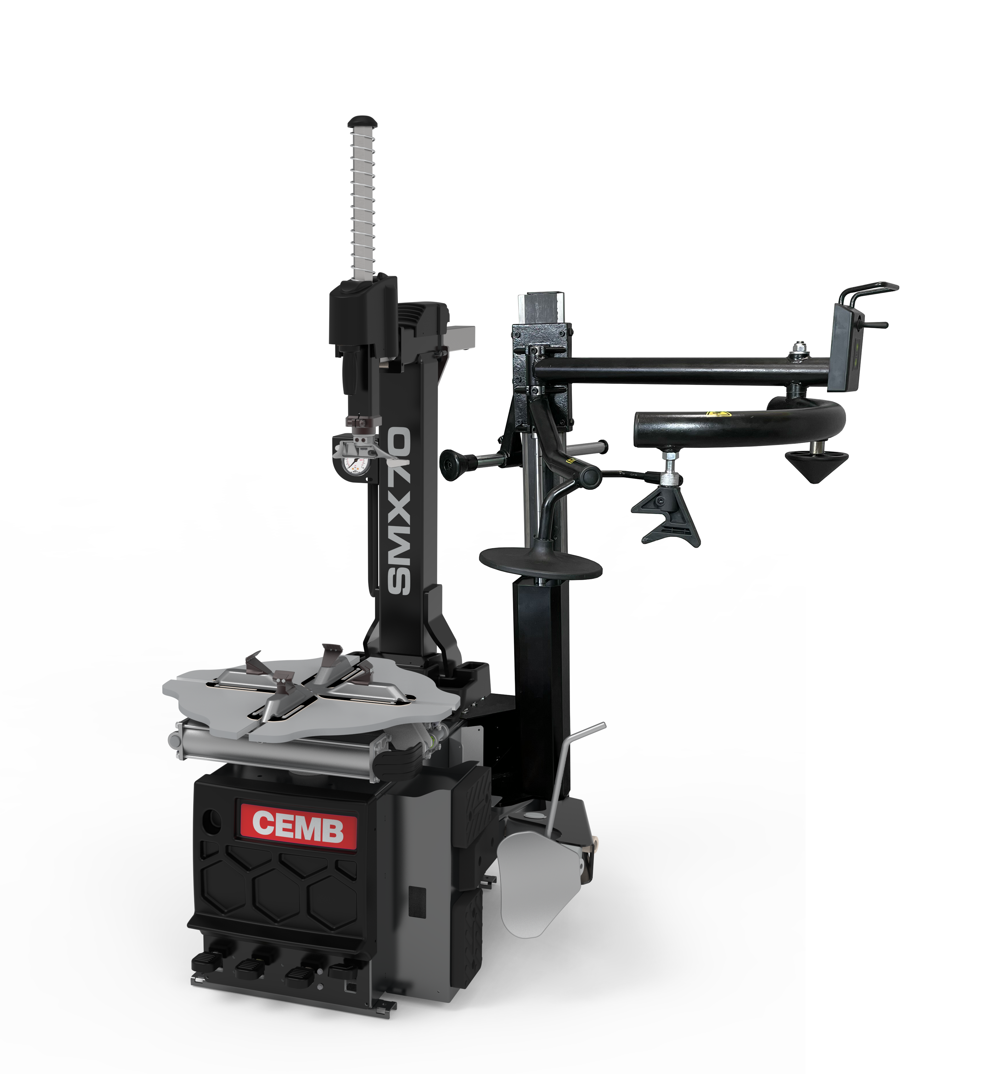 Tilt Back Tyre Changer with 3rd Helper Arm